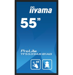 iiyama TF5539AS-B1AG visualizzatore di messaggi Pannello piatto per segnaletica digitale 138,7 cm (5