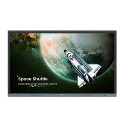 9H.F9ETK.DE4 BenQ RE6504 Pannello piatto interattivo 165,1 cm (65") 450 cd/m² 4K Ultra HD Nero, Grig