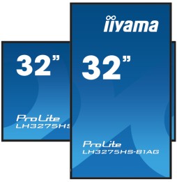 iiyama LH3275HS-B1AG visualizzatore di messaggi Pannello piatto per segnaletica digitale 81,3 cm (32
