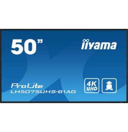 iiyama LH5075UHS-B1AG visualizzatore di messaggi Pannello piatto per segnaletica digitale 125,7 cm (