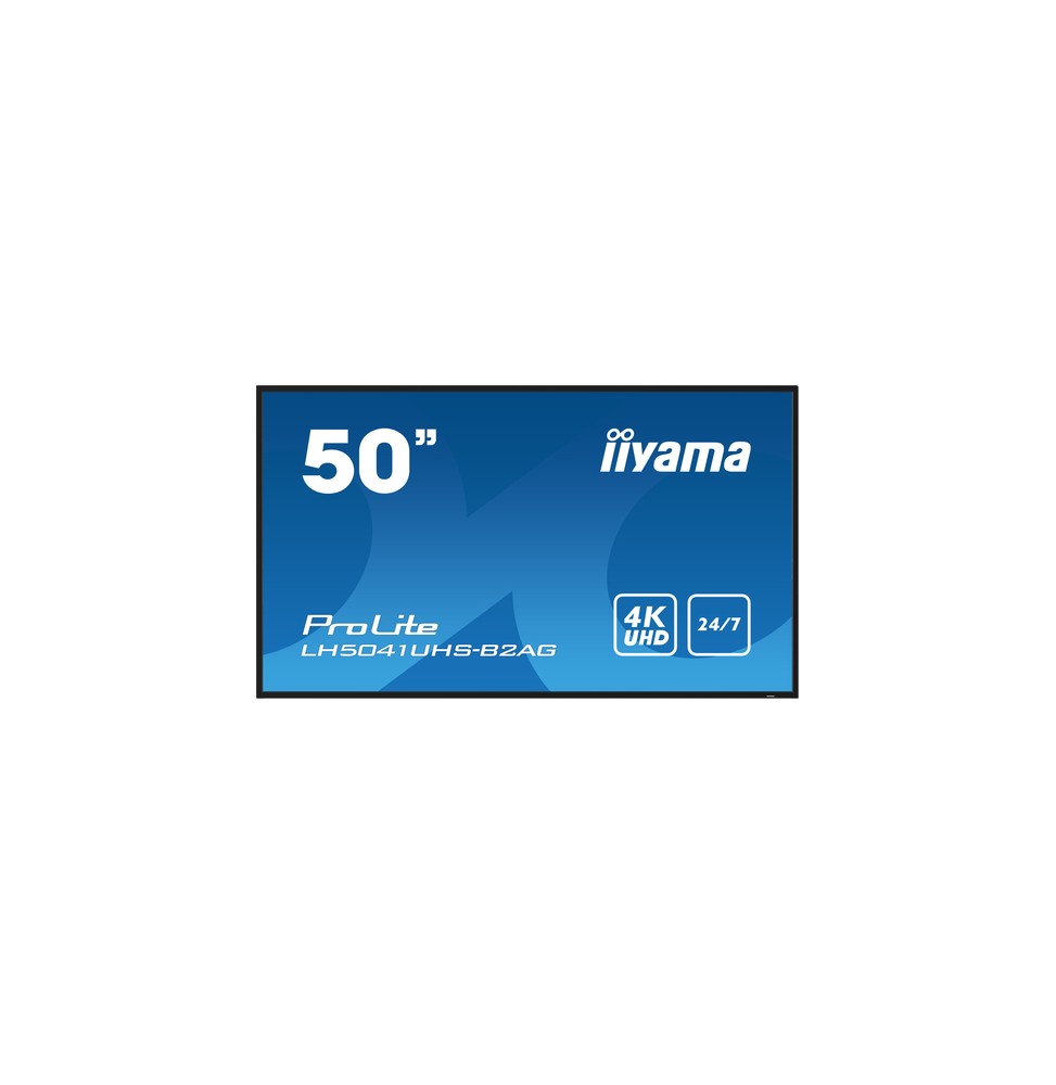 iiyama LH5041UHS-B2AG visualizzatore di messaggi Pannello piatto per segnaletica digitale 127 cm (50