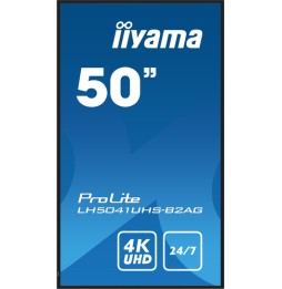 iiyama LH5041UHS-B2AG visualizzatore di messaggi Pannello piatto per segnaletica digitale 127 cm (50