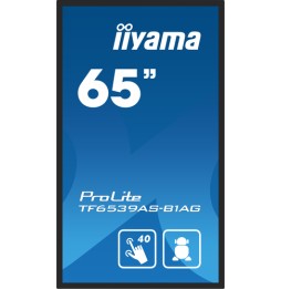 iiyama TF6539AS-B1AG visualizzatore di messaggi Pannello piatto per segnaletica digitale 163,8 cm (6