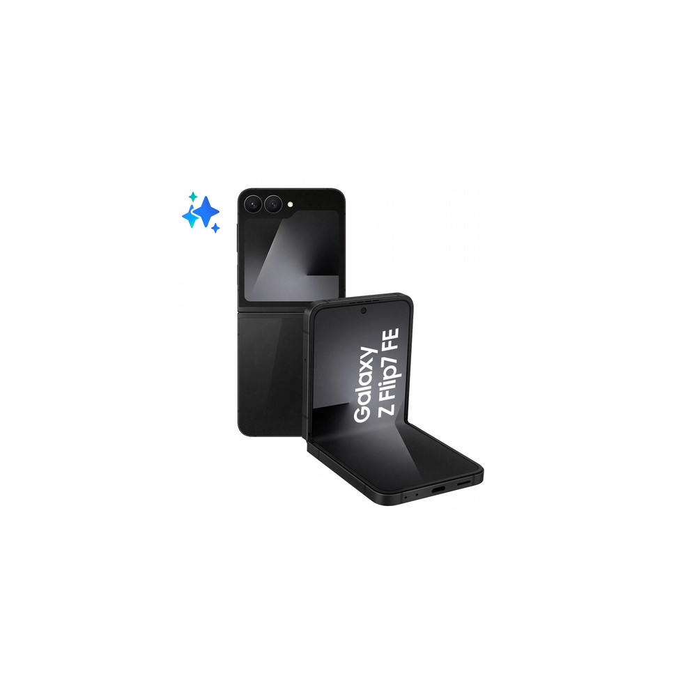 SM-F761BZKGEUE Samsung Galaxy Z Flip7 FE Smartphone AI, RAM 12GB, 128GB, Display 3,4" Super AMOLED/6