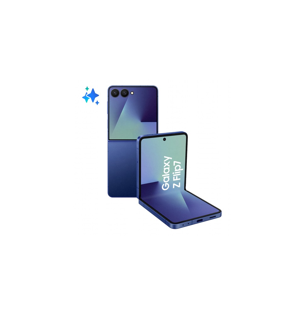 SM-F766BDBHEUE Samsung Galaxy Z Flip7 Smartphone AI, RAM 12GB, 512GB, Display 4,1" Super AMOLED/6,9"