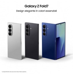 SM-F966BZKCEUE Samsung Galaxy Z Fold7 Smartphone AI, RAM 12GB, 512GB, Display 6,5"/8", Camera 200MP,