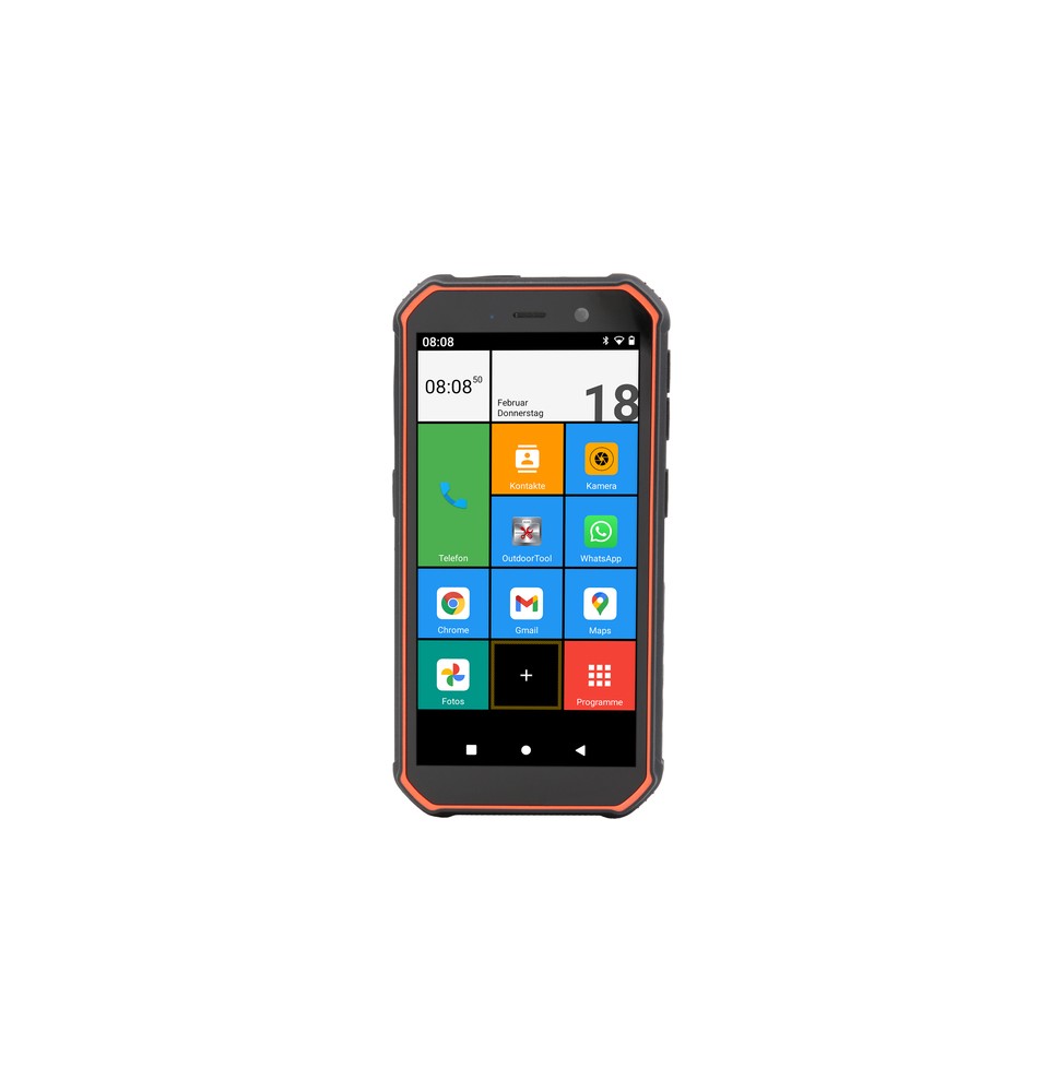 2288 Olympia TREK 14 cm (5.5") Doppia SIM Android 10 4G USB tipo-C 3 GB 32 GB 5000 mAh Nero, Arancio