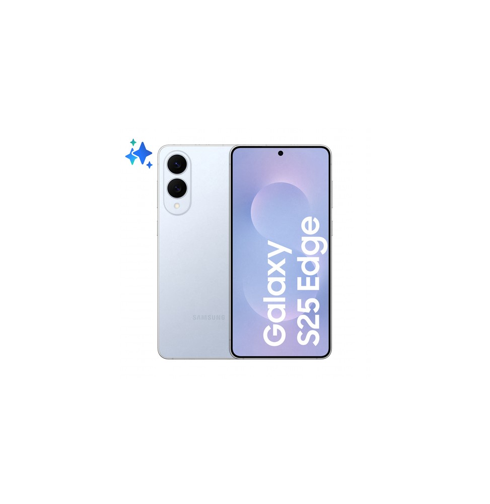 SM-S937BLBDEUE Samsung Galaxy S25 Edge, Smartphone AI, Display 6.7'' QHD+ Dynamic AMOLED 2X, Fotocam