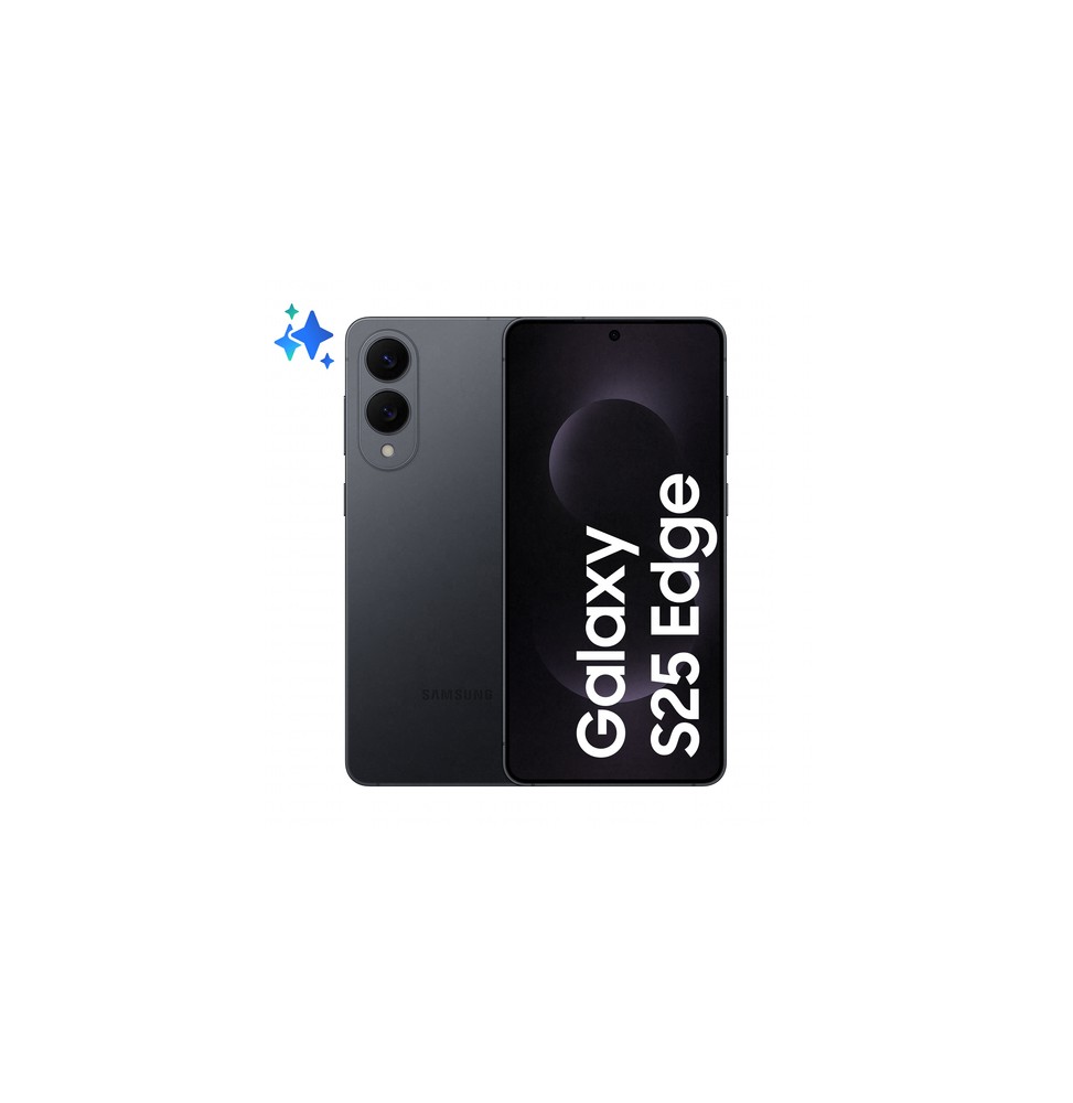 SM-S937BZKGEUE Samsung Galaxy S25 Edge, Smartphone AI, Display 6.7'' QHD+ Dynamic AMOLED 2X, Fotocam