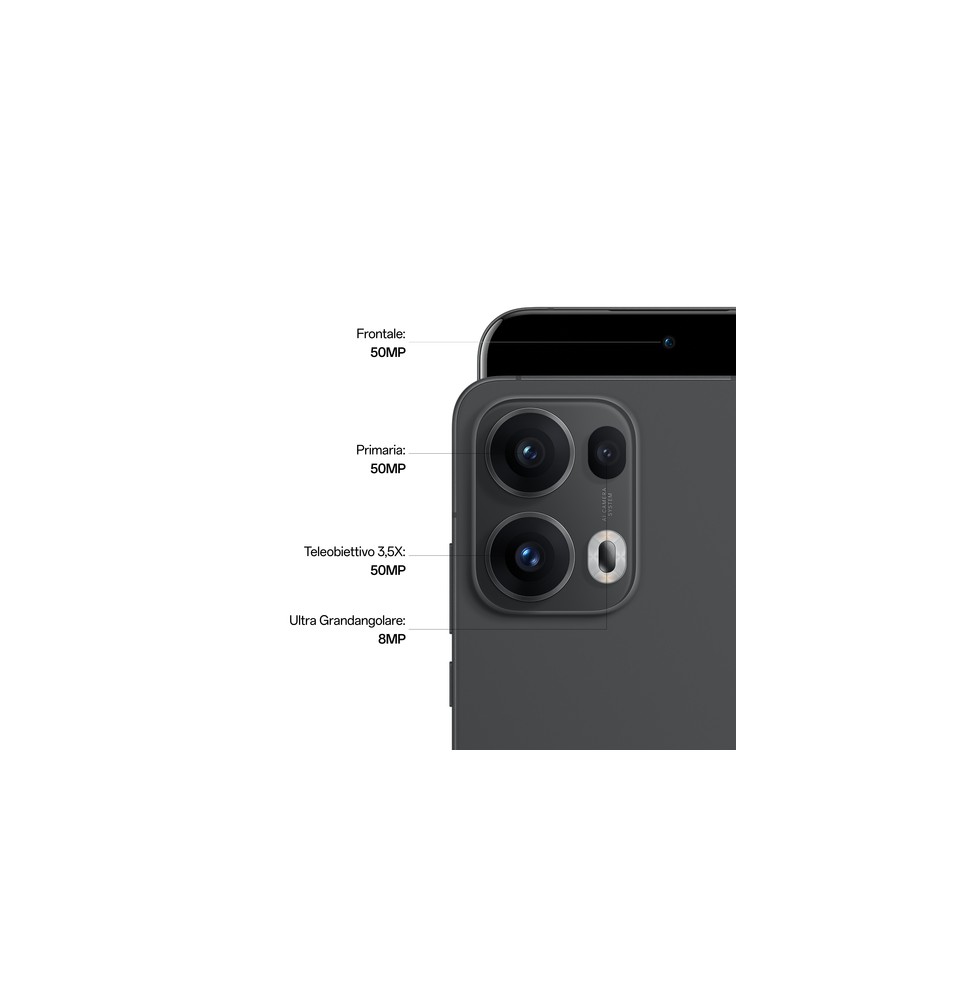 CPH2697GY OPPO Reno13 Pro 5G AI Smartphone, Tripla fotocamera 50+50+8MP, Selfie 50MP, Display 6.83”