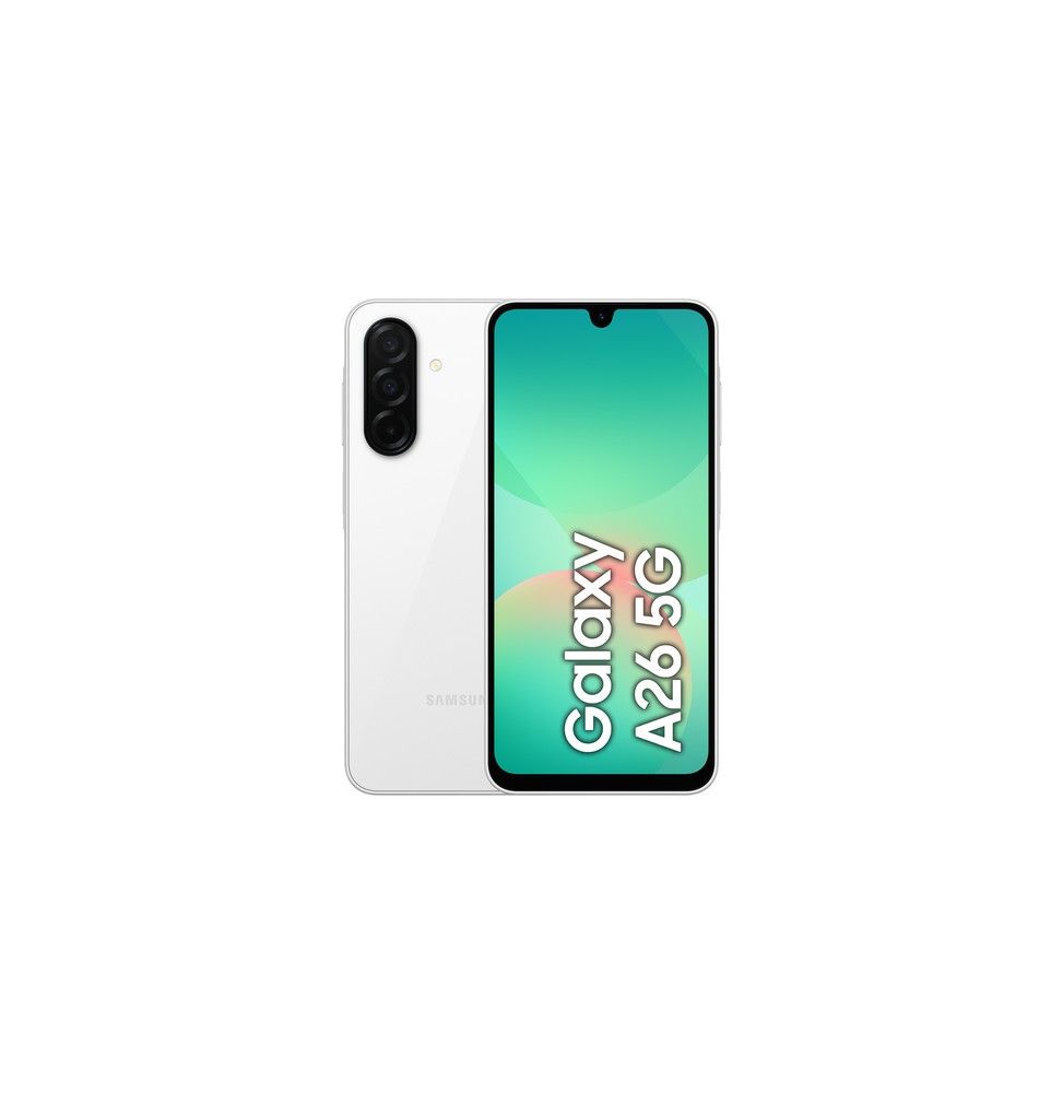 SM-A266BZWBEUE Samsung Galaxy A26 5G, Smartphone con Funzioni intelligenti, Display Super AMOLED 6.7