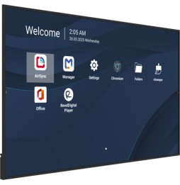 Viewsonic CDE8631-1C visualizzatore di messaggi Pannello piatto per segnaletica digitale 2,18 m (86"