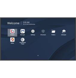 Viewsonic CDE8614-2C visualizzatore di messaggi Pannello piatto per segnaletica digitale 2,18 m (86"