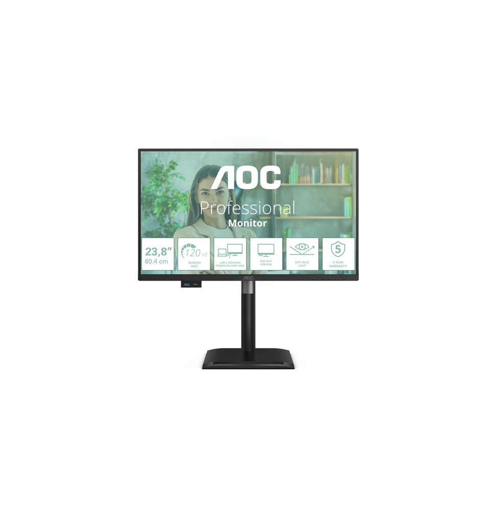 AOC 24P4CV Monitor PC 60,5 cm (23.8") 1920 x 1080 Pixel Full HD LED Nero