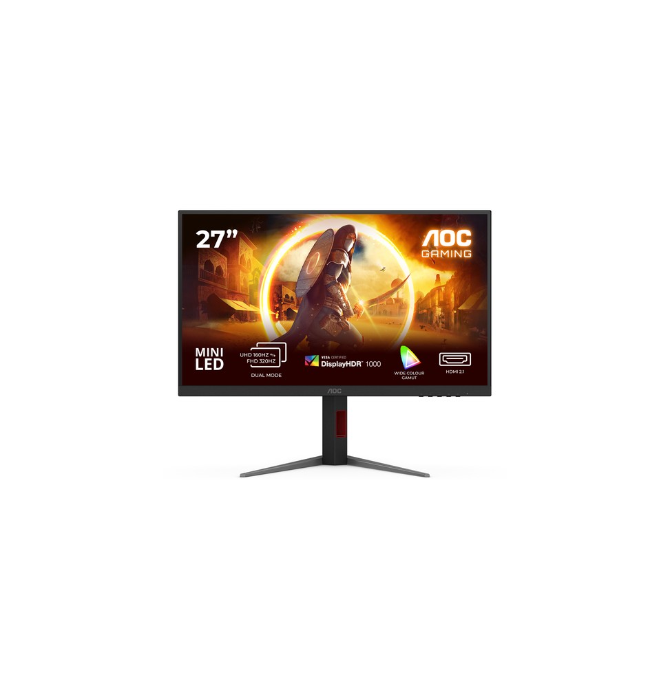 AOC G4 U27G4XM Monitor PC 68,6 cm (27") 3840 x 2160 Pixel 4K Ultra HD LED Nero, Rosso
