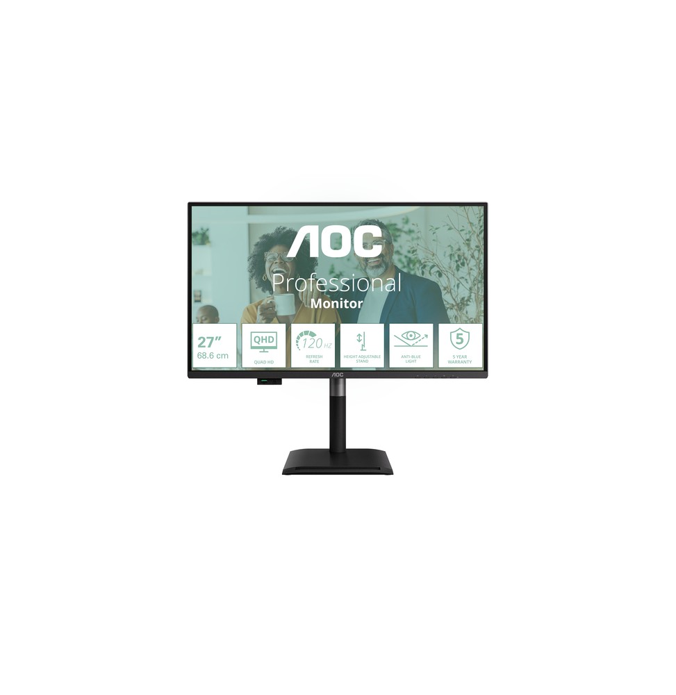 AOC Q27P4CV Monitor PC 68,6 cm (27") 2560 x 1440 Pixel Quad HD LED Nero