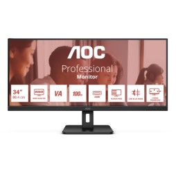 U34E2M/BK AOC U34E2M Monitor PC 86,4 cm (34") 3440 x 1440 Pixel Wide Quad HD Nero