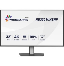 iiyama ProGraphic HB3201UHSNP-B1 Monitor PC 80 cm (31.5") 3840 x 2160 Pixel Nero