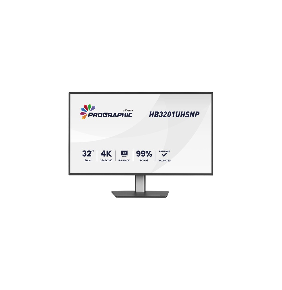 iiyama ProGraphic HB3201UHSNP-B1 Monitor PC 80 cm (31.5") 3840 x 2160 Pixel Nero