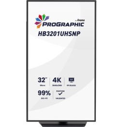 iiyama ProGraphic HB3201UHSNP-B1 Monitor PC 80 cm (31.5") 3840 x 2160 Pixel Nero