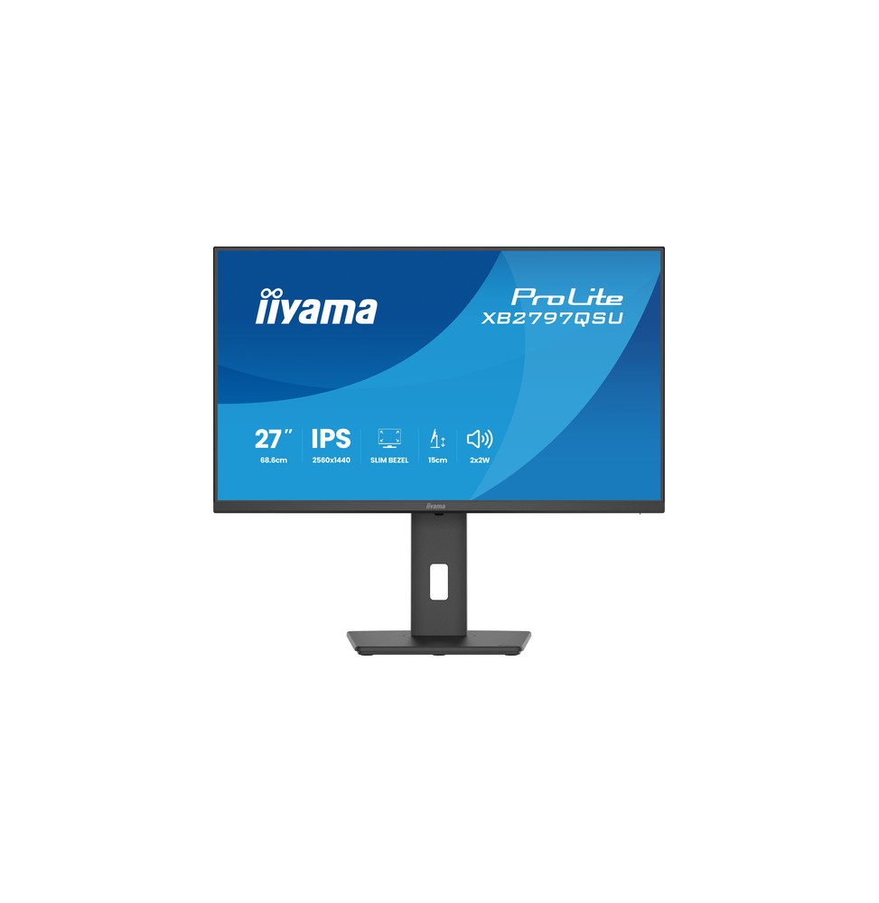 iiyama ProLite XB2797QSU-B1 Monitor PC 68,6 cm (27") 2560 x 1440 Pixel Quad HD LED Nero