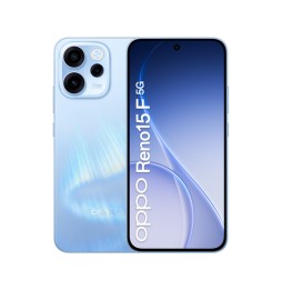 RENO15F AURORA BLUE OPPO Reno15 F 5G AI Smartphone, Tripla fotocamera 50+8+2MP, Selfie 50MP, Display