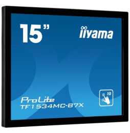 iiyama TF1534MC-B7X Monitor PC 38,1 cm (15") 1024 x 768 Pixel XGA LED Touch screen Multi utente Nero