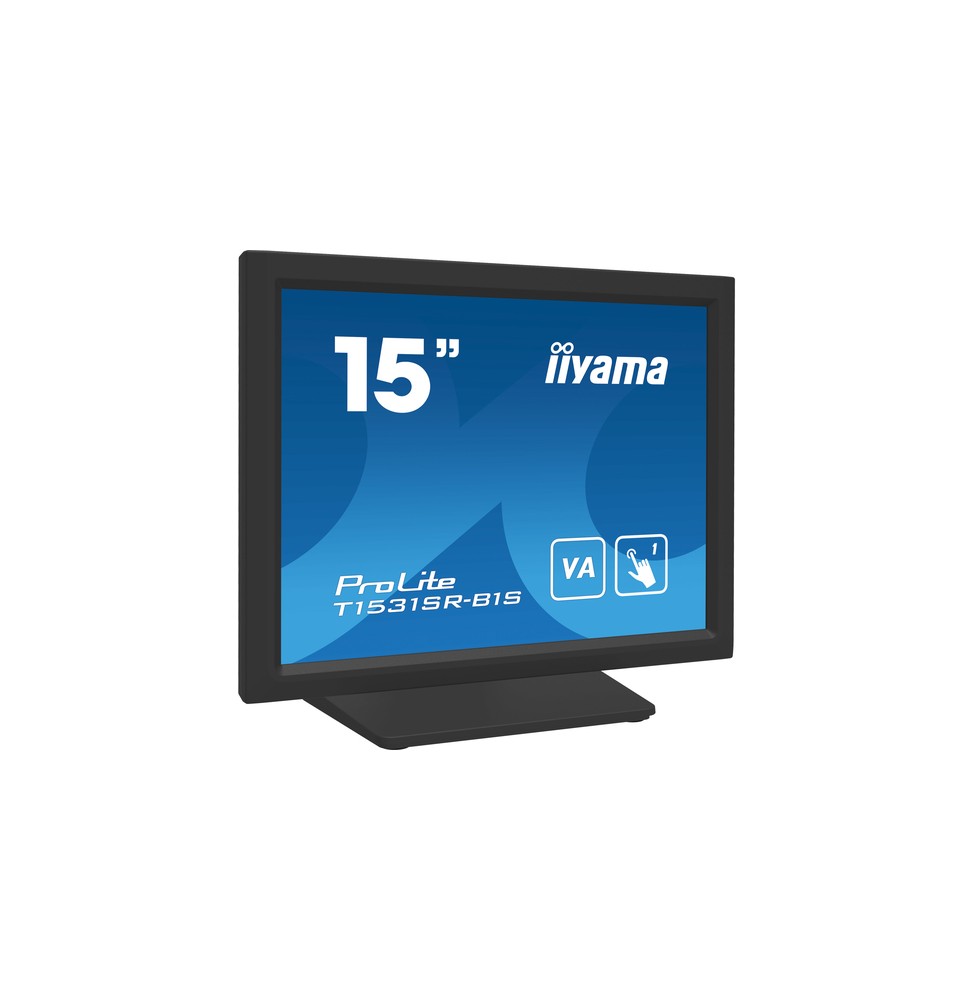 iiyama T1531SR-B1S Monitor PC 38,1 cm (15") 1024 x 768 Pixel XGA LCD Touch screen Nero