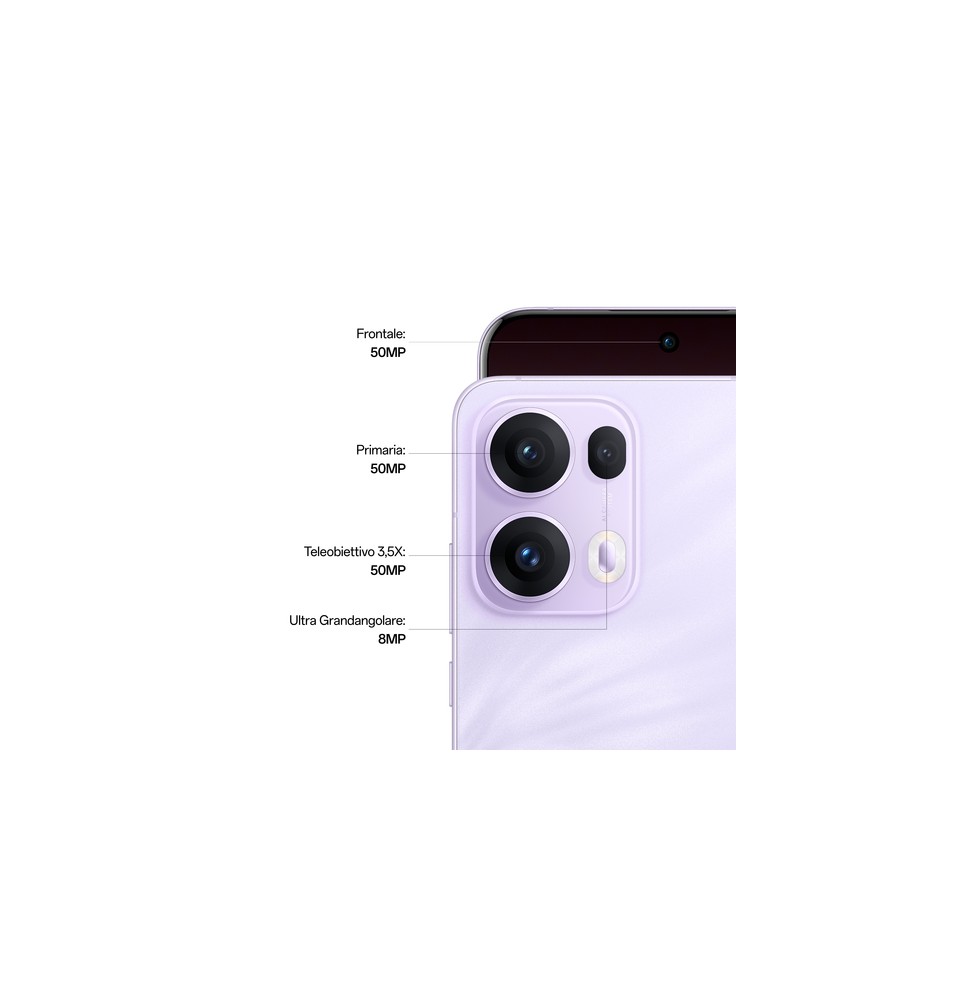 0162980287 OPPO Reno13 Pro 5G AI Smartphone, Tripla fotocamera 50+50+8MP, Selfie 50MP, Display 6.83”