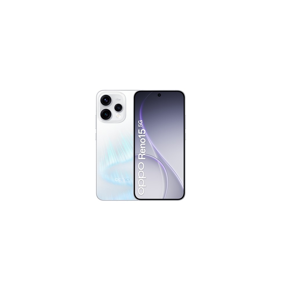 0165280287 OPPO Reno15 5G AI Smartphone, Tripla fotocamera 50+50+8MP, Selfie 50MP, Display 6.59” 120