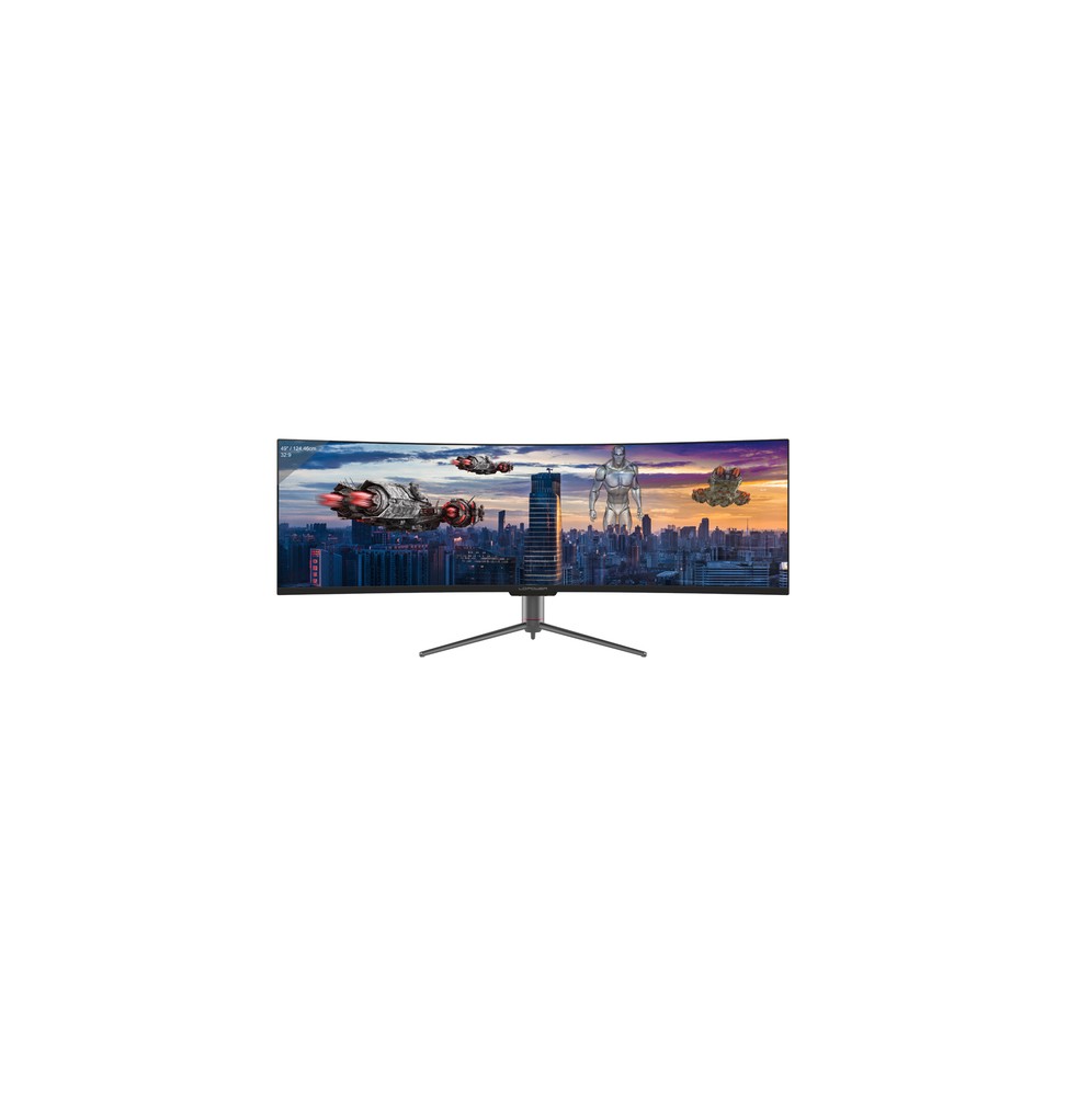 LC-Power LC-M49-DQHD-120-C-Q Monitor PC 124,5 cm (49") 5120 x 1440 Pixel UltraWide Quad HD QLED Nero