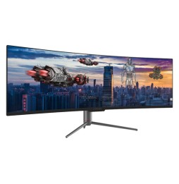 LC-Power LC-M49-DQHD-120-C-Q Monitor PC 124,5 cm (49") 5120 x 1440 Pixel UltraWide Quad HD QLED Nero