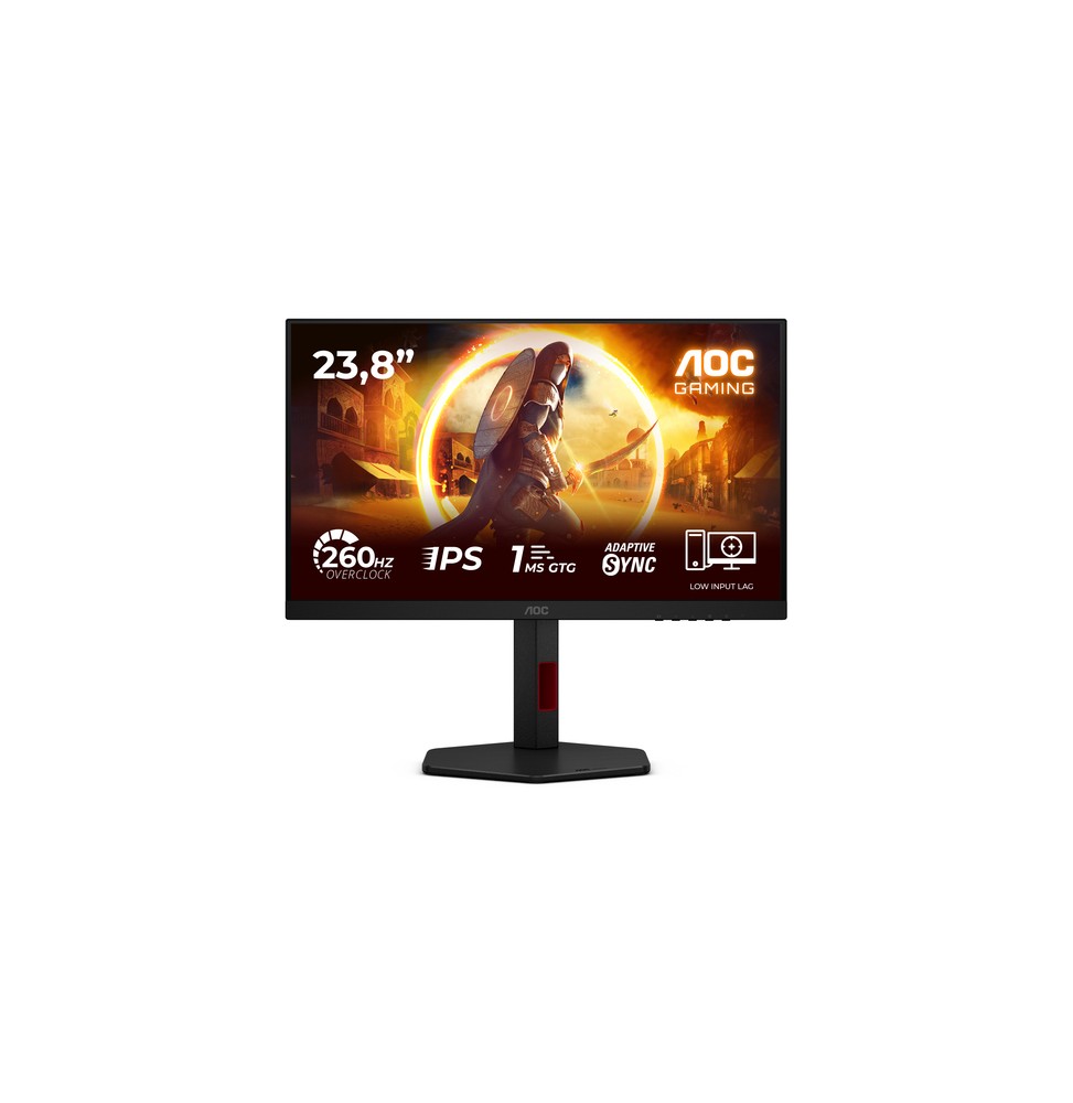 AOC G4 24G4ZR Monitor PC 60,5 cm (23.8") 1920 x 1080 Pixel Full HD LED Nero, Rosso