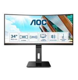 AOC P2 CU34P2A LED display 86,4 cm (34") 3440 x 1440 Pixel Quad HD Nero