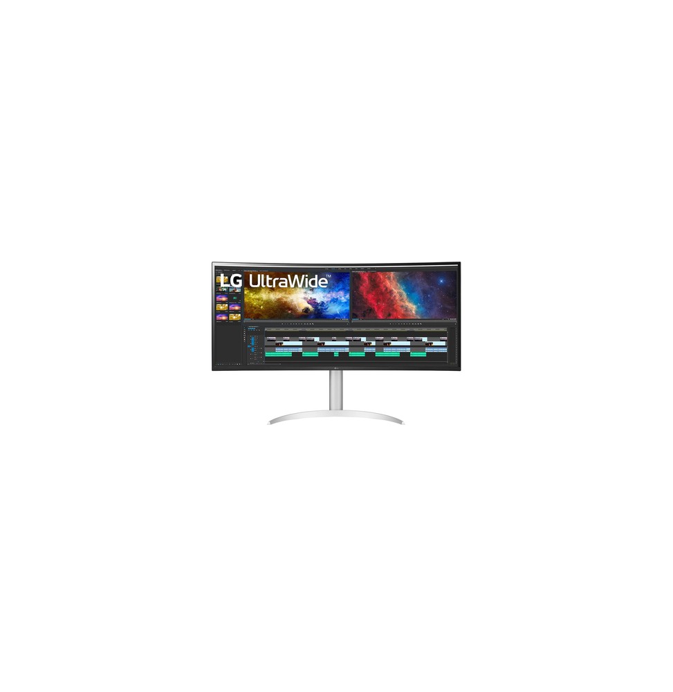 LG 38BQ85C-W Monitor PC 95,2 cm (37.5") 3840 x 1600 Pixel Quad HD+ Bianco