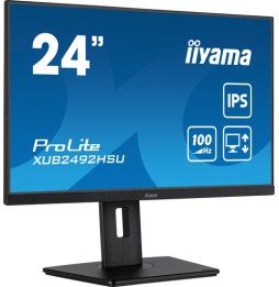 iiyama XUB2492HSU-B6 Monitor PC 60,5 cm (23.8") 1920 x 1080 Pixel Full HD LED Nero