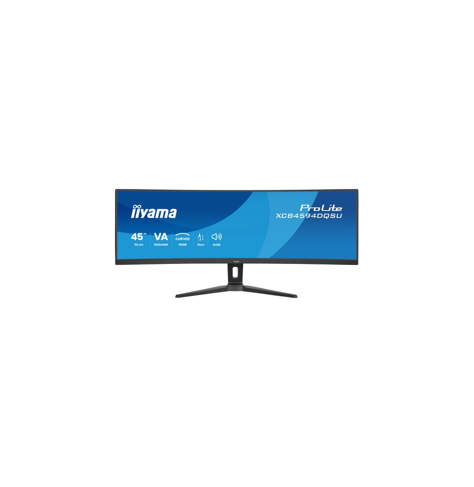 iiyama XCB4594DQSU-B1 Monitor PC 111,8 cm (44") 5120 x 1440 Pixel Dual QHD LED Nero