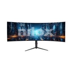 Nilox NXM49CRVDC Monitor PC 124,5 cm (49") 5120 x 1440 Pixel Dual QHD LED Nero
