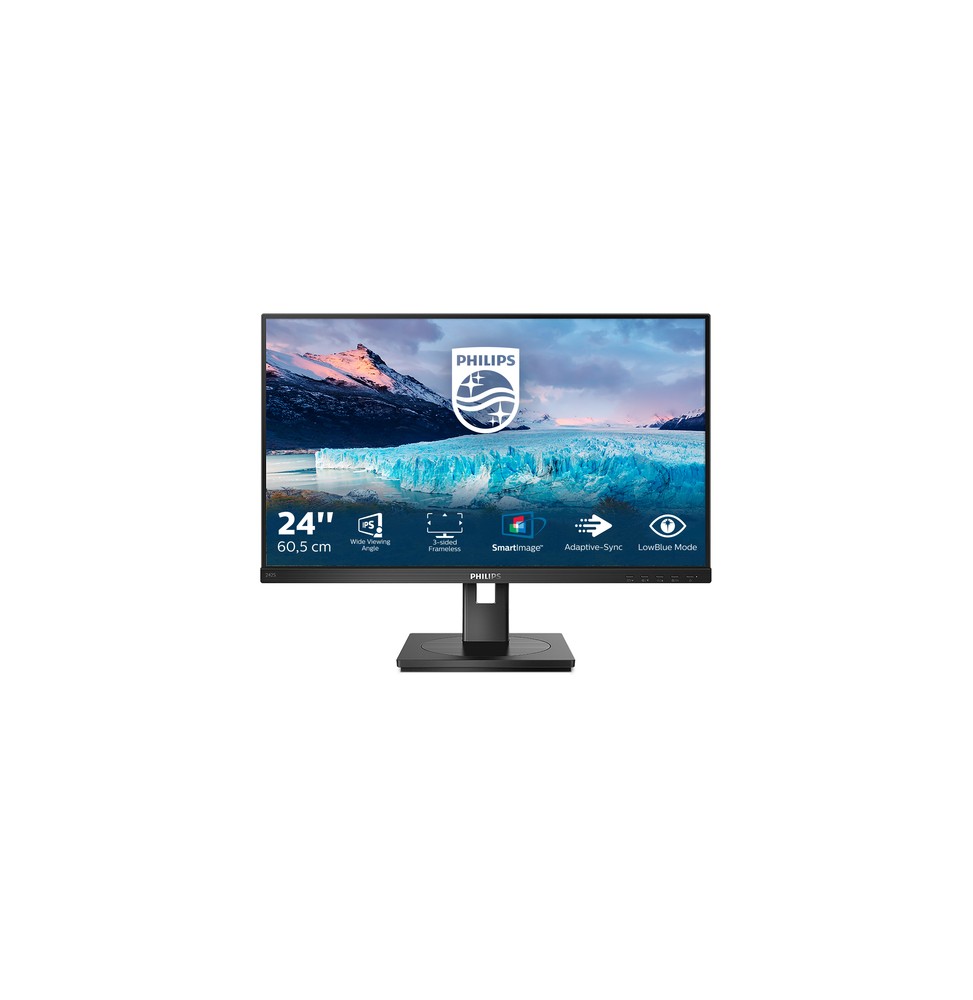 Philips S Line 242S1AE/00 Monitor PC 60,5 cm (23.8") 1920 x 1080 Pixel Full HD LED Nero