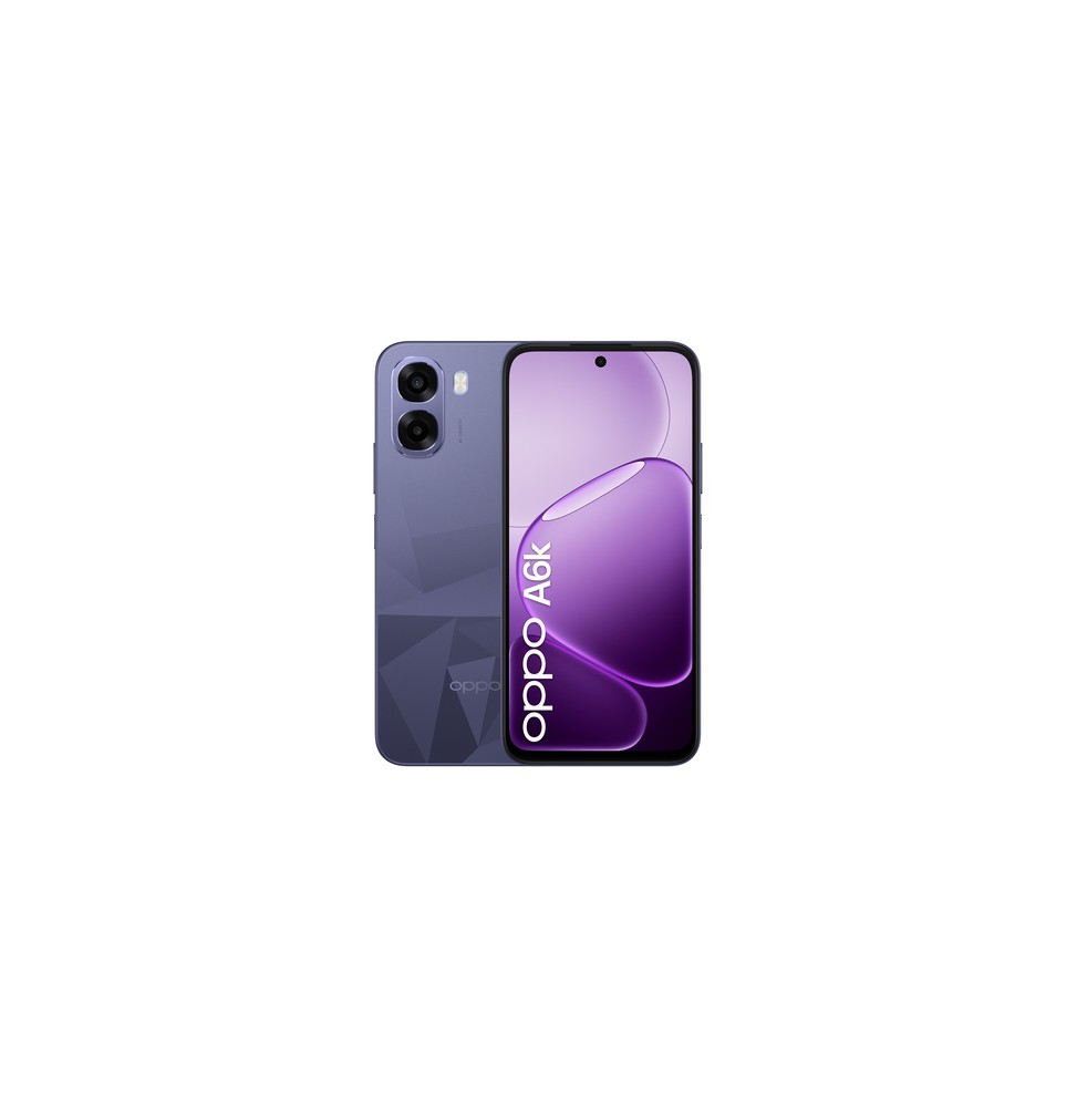0165180287 OPPO A6k AI Smartphone, doppia fotocamera 13MP+QVGA, Selfie 5MP, Display 6.75” 120HZ IPS