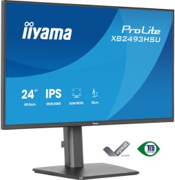 iiyama ProLite XB2493HSU-B1 Monitor PC 60,5 cm (23.8") 1920 x 1080 Pixel Full HD LED Nero