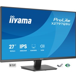 iiyama ProLite X2797QSU-B1 Monitor PC 68,6 cm (27") 2560 x 1440 Pixel Quad HD LED Nero
