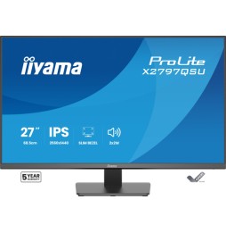 iiyama ProLite X2797QSU-B1 Monitor PC 68,6 cm (27") 2560 x 1440 Pixel Quad HD LED Nero