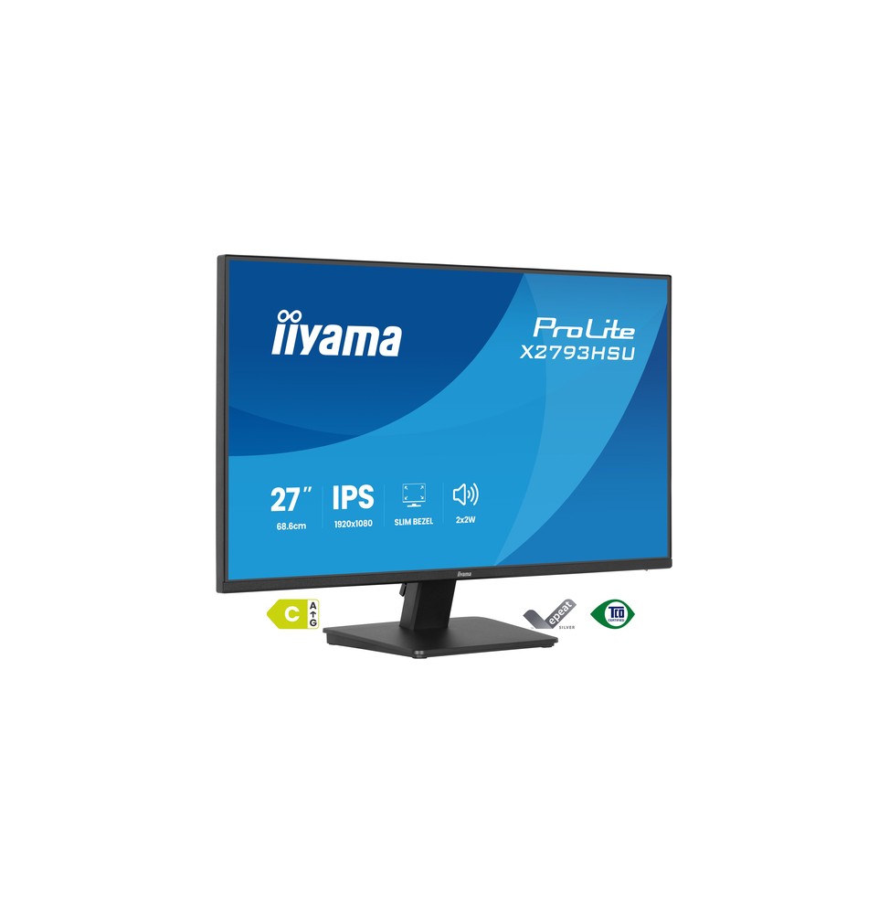 iiyama ProLite X2793HSU-B1 Monitor PC 68,6 cm (27") 1920 x 1080 Pixel Full HD LED Nero