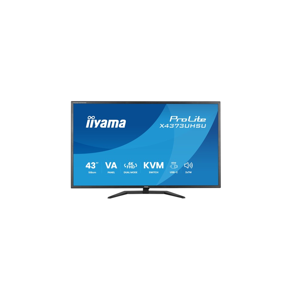 iiyama ProLite X4373UHSU-B2 Monitor PC 108 cm (42.5") 3840 x 2160 Pixel 4K Ultra HD LED Nero