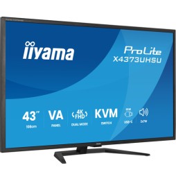 iiyama ProLite X4373UHSU-B2 Monitor PC 108 cm (42.5") 3840 x 2160 Pixel 4K Ultra HD LED Nero
