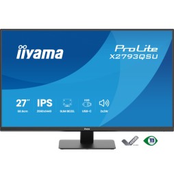 iiyama ProLite X2793QSU-B1 Monitor PC 68,6 cm (27") 2560 x 1440 Pixel Quad HD LED Nero