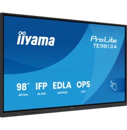 iiyama TE9813A-B2AG visualizzatore di messaggi Pannello piatto interattivo 2,48 m (97.5") Wi-Fi 500