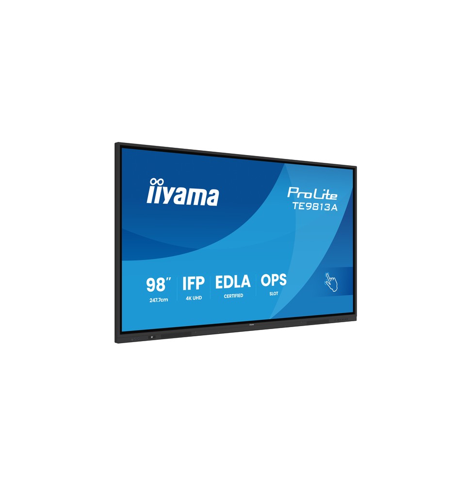 iiyama TE9813A-B2AG visualizzatore di messaggi Pannello piatto interattivo 2,48 m (97.5") Wi-Fi 500