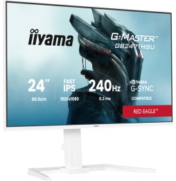 iiyama G-MASTER GB2471HSU-W1 Monitor PC 60,5 cm (23.8") 1920 x 1080 Pixel Bianco